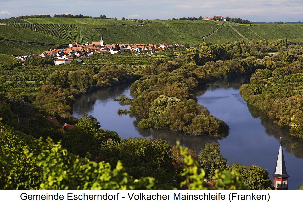 Franken - Escherndorf Volkacher Mainschleife