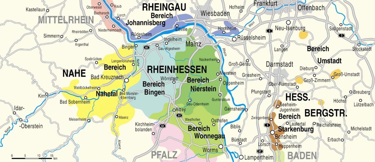 Rheingau - Karte