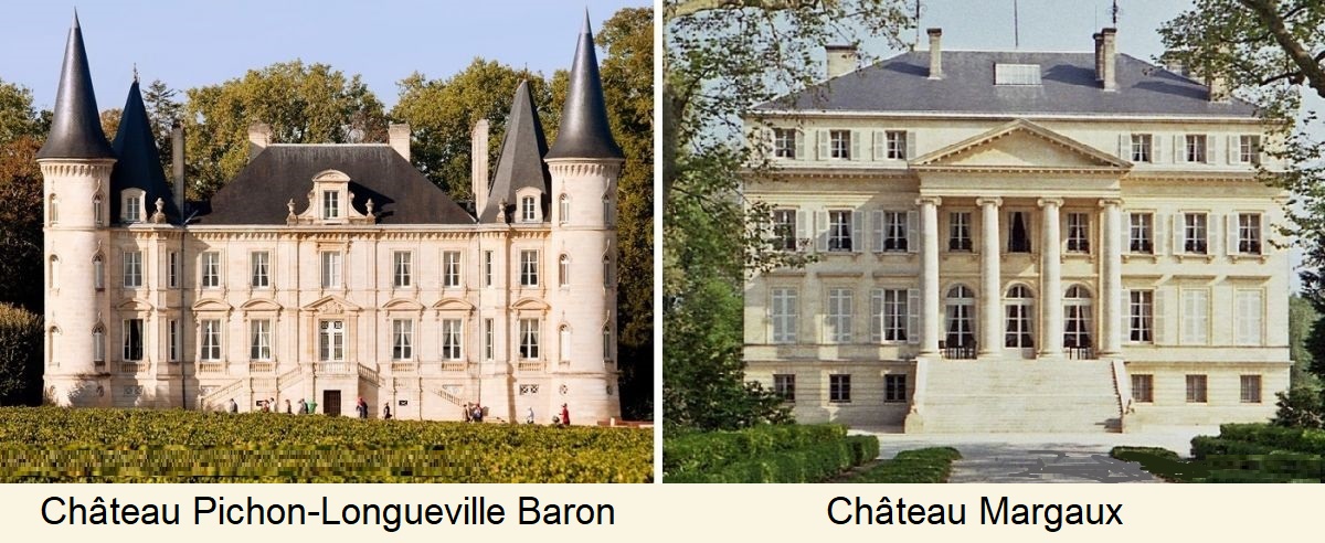 Château - Château Pichon-Longueville Baron und Château Margaux