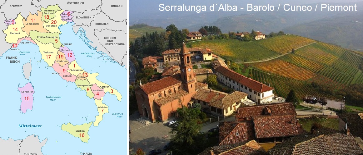 Italien - Serralunga d´Alba -Barolo - Piemont