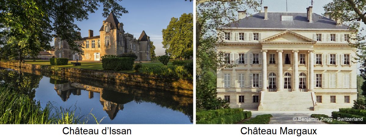Margaux - Château d’Issan und Châtreau Margaux