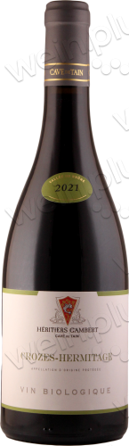 2021 Crozes-Hermitage AOC rouge Vin Biologique
